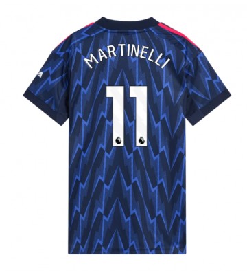 Arsenal Gabriel Martinelli #11 Udebanetrøje Dame 2025-26 Kortærmet